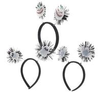 Homoyoyo 3 Pezzi Cerchietti Luminosi Halloween con Pipistrelli e Fantasmi Accessori Glow per Feste Cerchietti Cosplay e Adulti Decorazioni Notturne per Eventi Tema