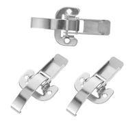 Homoyoyo 3 Pezzi Clip Chiusura Metallo per Fibbia Resistente Chiusura Sicura e Facile Installazione per Scatole Valigette e Contenitori Industriali
