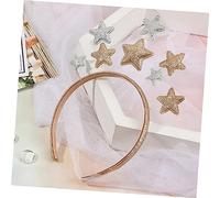 Homoyoyo 3 pezzi Fasce Metalliche con Stelle Cinque Punte Cerchietti Decorativi per Feste Leggere e Resistenti Colori Oro e per Ragazze