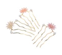 Homoyoyo 3 Pezzi Forcine U Eleganti per Design Vintage di in Metallo Fermacapelli Cinesi Antichi per Acconciature Raccolte Accessori Hanfu per Donne Colori Pastello