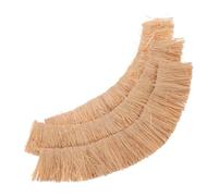 Homoyoyo 3 Pezzi Miniature Thatched Roof Rolls in Artificial Straw Realistic Texture For DIY Model Houses Fairy Gardens And Micro Landscape Crafting