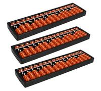 Homoyoyo 3 Pezzi Perle per Colonne Calcolatrice Cinese Portatile per Esercizi Matematici Scuola e Casa Strumento Educativo per Calcolo Mentale e Apprendimento Aritmetico