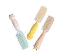 Homoyoyo 3 pezzi Pettine Denti Larghi per in Plastica Animali Districante e Tensione Portatile per e Adatto Tutti i Tipi