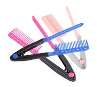 Homoyoyo 3 pezzi Pettine Lisciante Capelli V Sagomato Pettine Asciuga e Modella per Salone Leggero e Compatto per Uso Professionale e Quotidiano