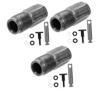 Homoyoyo 3 Set Pistone Pompa in Acciaio per Martinetto con Albero Cardanico e Testa Cardanica Ricambio per Pompe e Compressori Pistone con Testa Applicazioni