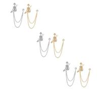 Homoyoyo 3 set Spilla A Forma Di Violino Fiore All'Occhiello Spilla A Forma Di Violino Musicale Da Bavero &Quot;Portali A Casa&Quot; Da 2 pezzi*3