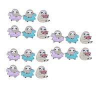Homoyoyo 3 Set Spilla Da Abito Western Smalto Bradipo Spilla Di Bradipo Dei Cartoni Animati Spilla Bradipo Squisito Di Bradipo Pettorale Animale Bradipo Lega 6 Pezzi*3