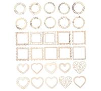 Homoyoyo 30 Pezzi Carta della a Bordo in Pizzo Forniture per Diari d'Epoca Carta per Album in Pizzo Scrapbooking Vintage Carta di Pizzo Modello Forniture di Scrapbooking Modellato