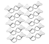 Homoyoyo 30 Pezzi Ganci D Ring per Ganci da Muro per Appendere Foto Specchi e Design Doppio Versatile per Decorazioni Murali