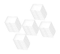 Homoyoyo 30pezzi Scatole Di Plastica Trasparenti Con Coperchio Cerniera Contenitori Per Bead Gioielli e Piccole Cose Scatole Di Stoccaggio Leggere e Pratiche Per Artigianato e