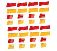 Homoyoyo 32 Pezzi Miniature Traffic Barricade Realistic Plastic Construction Fences For Micro Landscape Model Village And Road Scenes Lightweight And Compatibility
