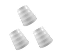 Homoyoyo 3pezzi Adattatore Ventilazione Plastica Per Cappa Aspirante Riduttore e Aumentatore Facile Da Installare Resistente e Durevole Colore Bianco
