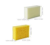 Homoyoyo 3pezzi Spugne per Ceramica Elastiche Rotonde per Pulizia Assorbenti per Artisti per Modellazione Argilla per Cucina la Pittura Multiple