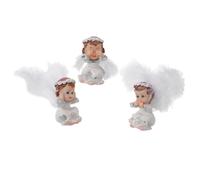 Homoyoyo 3pezzi Statuetta Celeste in Miniatura in Resina Piccola Scultura Celestiale Decorazione per Giardino delle Fate e Micro Paesaggio