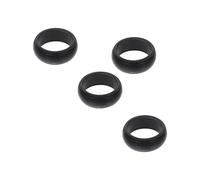Homoyoyo 4 Anelli Sportivi Neri Per Uomo Spessi Per Gioielli Da Esterno Impilabili Con Protezione Interna Ergonomici E Traspiranti Anelli Per Esercizi In Palestra Da Donna Elastici