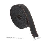Homoyoyo 4 Denim Ribbon Sturdy Fabric For Diy Crafts Hair Bows Sewing Accessories Each Durable Color Variety