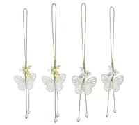 Homoyoyo 4 Pezzi Braccialetto Con Ciondolo A Bracciali Per Telefono Cinturino Da Polso Braccialetti Con Ciondolo A Forma Di Fiore Cordino Per Telefono Catena Decorativa Per