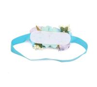 Homoyoyo 4 pezzi Fasce per Tessuto con Fiori Accessori per Colorati Rosa Menta Blu Ghiaccio per Foto e Speciali