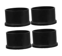 Homoyoyo 4 Pezzi Guaina Di Copertura Del Piede Coprigambe Per Sedie Pieghevoli Tappi Delle Gambe Delle Feci Piedini Per Mobili Antiscivolo Cappucci Delle Sedie Nero Gomma Da Cancellare