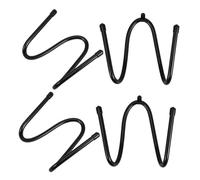 Homoyoyo 4 pezzi Supporti Portaspezie da Muro senza Foratura Ganci per Organizzare e Appendere Mattarelli di Diverse Dimensioni in Cucina Facile Installazione con Viti Organizer Multiuso