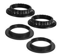 Homoyoyo 4 Pezzi Supporto Lampada Anello Di Fissaggio Adattatore Luce Montaggio Paralume Convertitore Anello Lampadine Lampada LED Sostituzione Paralume Lampada Globo Presa Tazza