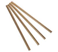 Homoyoyo 4 Rivetti Solidi in Rame per Manico Coltelli e Pale, Perni Passanti 4 Mm per Costruzione e Riparazione Manici Fai da Te, Ferramenta Stabile per Utensili Domestici e Professionali