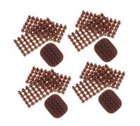 Homoyoyo 4 Set Timbri Plastica per Argilla e Pasta Zucchero e per Decorazione Dolci Biscotti e Progetti Fai da Te Piccoli Stampi Alfanumerici per Ceramica e Pasta Modellabile