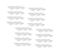 Homoyoyo 40 Pezzi Palette per Acquerelli Rettangolare a 6 Scomparti in Plastica Leggera per Miscelazione Colori Portatile per Pittura e Progetti Artistici all Aperto Studio (40 Pezzi,