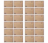 Homoyoyo 48 pezzi Carta da Scrivere e Buste Vintage in Carta Kraft Buste Postali Tema Pirata per Inviti e Messaggi Affettuosi Formato Pratico per Corrispondenza Classica e Auguri