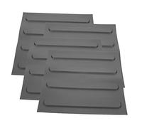 Homoyoyo 4fogli Pavimentazione per Marciapiede PVC Mattonelle Antiscivolo per Personale Non Vedente Design Pratico e Resistente per e Strade Esterne