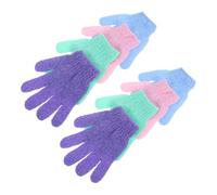 Homoyoyo 4Paia Doccia Esfolianti Nylon per Scrub per Tutti Tipi Comfort e Vestibilità Elasticizzata per Rimuovere Cellule