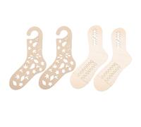 Homoyoyo 4pezzi Blocchi per Calzini in Legno Forme per Lavorare Maglia Calzini Stampi per da Uncinetto Espositori per Calze