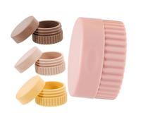 Homoyoyo 4pezzi Contenitori Viaggio in Silicone Per Cosmetiche e Gioielli Piccole Bottiglie Ermetiche Per Toeletta Viaggio