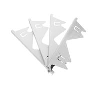 Homoyoyo 4pezzi Coperture Per Interstizi Da Cucina Acciaio Inossidabile Riempi Fessure Tra Piano Cottura e Contatore Facile Installazione Adatte Vari Modelli Di Forni