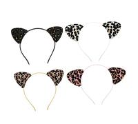 Homoyoyo 4pezzi Fascia per Capelli Orecchie di Gatto Cercietto per Capelli da Festa per Feste per Feste Tema Mascherata Servizi Fotografici Eventi Serali Saggi di Danza Balli di Fine Anno