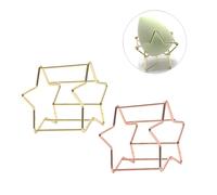 Homoyoyo 4pezzi Porta Spugne Trucco Forma Di Stella Supporto Asciugatura e Esposizione Beauty Puff Organizer Cosmetico Ventilato Per Make up Materiale Resistente e Decorativo Per Camera Da