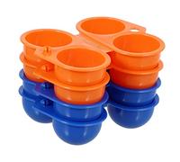 Homoyoyo 4pezzi Porta Uova Da Campeggio Pz Contenitore Uova Per Escursioni Viaggi Protezione Antirottura Materiale Plastico Resistente Chiusura Ermetica