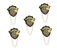 Homoyoyo 5 Paia Spalline Da Donna Gioielli Sulle Spalline Delle Spalle Spalline Sulle Spalle Spalline Vintage Sulle Spalle Uomini Spalline a Catena Spalla Lega Di Zinco