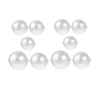 Homoyoyo 5 paia Stampi da Forno Mezza Sfera in Lega di Alluminio Resistenti Alta Temperatura Facili da Smontare per Dolci DIY Torte Bombe da Bagno e Gelato