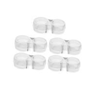 Homoyoyo 5 pezzi Anelli Protettivi Trasparenti in PVC per Maniglie Porte Fermaporte Antiurto e Antigraffio Buffer Paraurti Silenziosi per Casa Hotel e Camerette