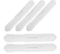 Homoyoyo 5 Pezzi Asta di Ricambio per Portarotolo di Carta Igienica in ABS con Molla Adatta per Rullo di Carta Igienica