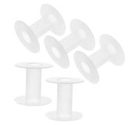 Homoyoyo 5 Pezzi Bobina di Plastica per Ricamo e Cavi, a Forma | Avvolgimento Facile e Svolgimento Rapido, Conservazione Ordinata, Resistente alla Deformazione, per Fili e Nastri