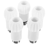 Homoyoyo 5 Pezzi Connettore per Supporto Flebo, Connettore per Supporto Infusione, Plastico Bianco, Sgancio Rapido, 25mm a 19mm, per Asta Flebo, Casa e Clinica