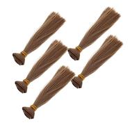 Homoyoyo 5 Pezzi di della Parrucca delle Bambole Parrucca Bambola per Fai da Te Piccole Parrucche per Bambole Accessori per Parrucche in Maschera pp