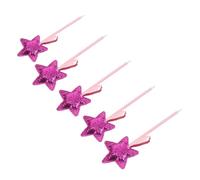 Homoyoyo 5 Pezzi Penne Stellate con Impugnatura in PU Morbido Penne Glitter Novità per Ufficio e Scuola Design Ergonomico e Scrittura per Studenti