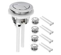 Homoyoyo 5 Pezzi Pulsante Scarico per Design Ergonomico e Opzioni Scarico Accessori per Serbatoio Bagno Facile Installazione e Manutenzione