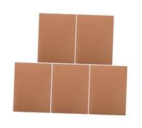 Homoyoyo 5 Pezzi Quaderni Rigatura con Copertina Kraft Resistente Taccuino Versatile per Bozze Studio Pagine per Libro