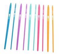 Homoyoyo 5 Set Passalacci Elastici Lunghi Ergonomici per Cucito Strumento Multifunzionale per Passare Cordoncini e Elastici Accessori per Progetti Cucito e Fai da Te Colori Misti Portatile