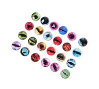 Homoyoyo 50 Pezzi Accessori per Gli Occhi Simulati Occhiali per Bambole Occhi Finti di Grandi Dimensioni Googly Blu Colorato Bambola Mestiere Bulbo Oculare Cose Fabbricazione Bicchiere