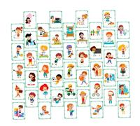 Homoyoyo 50 Pezzi Carte Ricompensa per Carte Comportamentali per Educazione Precoce Strumento Didattico per Sviluppo e Cognitivo Incentivi per Genitori e Attività Interattive Divertenti